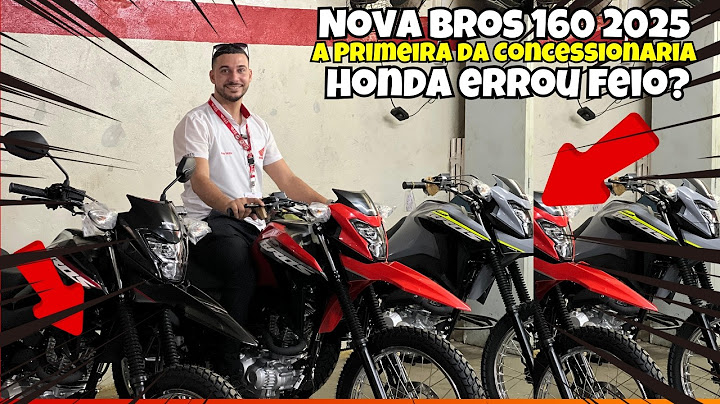 NOVA BROS 160 2025: DIFERENÇA CBS e ABS, TUDO QUE MUDOU e Preço Atualizado | Consórcio Honda