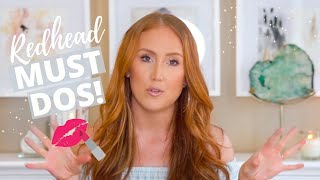 REDHEAD MAKEUP TIPS YOU NEED TO KNOW! (GAME CHANGERS)