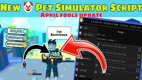 New 🤡Pet Simulator X Script | April Fools Update | Mobile•PC | Keyless | Hydrogen•Delta•Fluxus