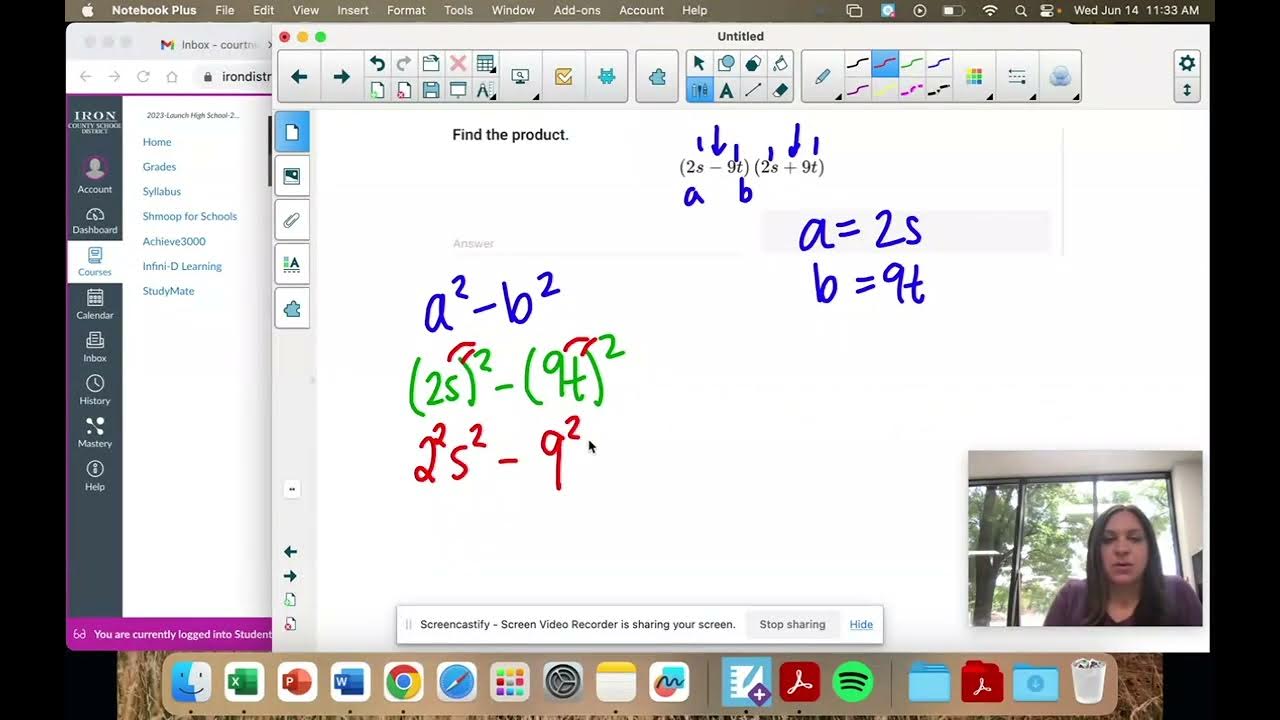 Math 2, 2.3, #8 - YouTube