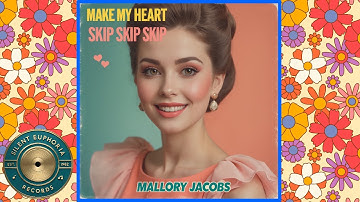 Fun 60s Pop Vibes From Mallory Jacobs - "Make My Heart Skip Skip Skip" (AI Created with My Lyrics)