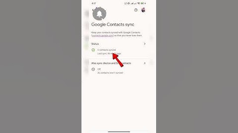 How to sync contacts on your Google Account | Contacts Sync Kaise kare Gmail Account me #shorts​