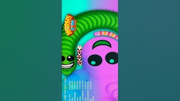 Worms Zone.io Epic Gameplay #shorts #short #viral #tranding #saampwalagame #snake #wormszone #worms