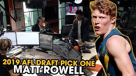 Matt Rowell Joins The Hot Breakfast After Becoming The 2019 No.1 Draft Pick | Triple M
