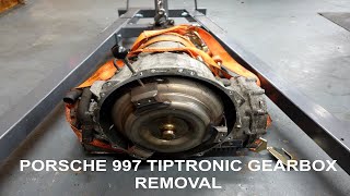 STRIPPING A BORE SCORED PORSCHE 997 ( 997 TIPTRONIC GEARBOX REMOVAL PART 4 )
