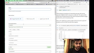 Lightkurve Web Interface: Easy to use Web Interface of the Lightkurve Python Package
