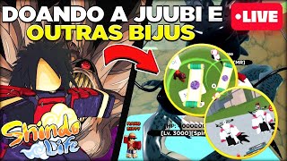 Doando Bijuus + Juubi + itens Raros No SHINDO LIFE [HALLOWEEN P1] Shindo - Roblox