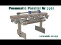 NEW PNEUMATIC  GRIPPER WITH RACK & PINION