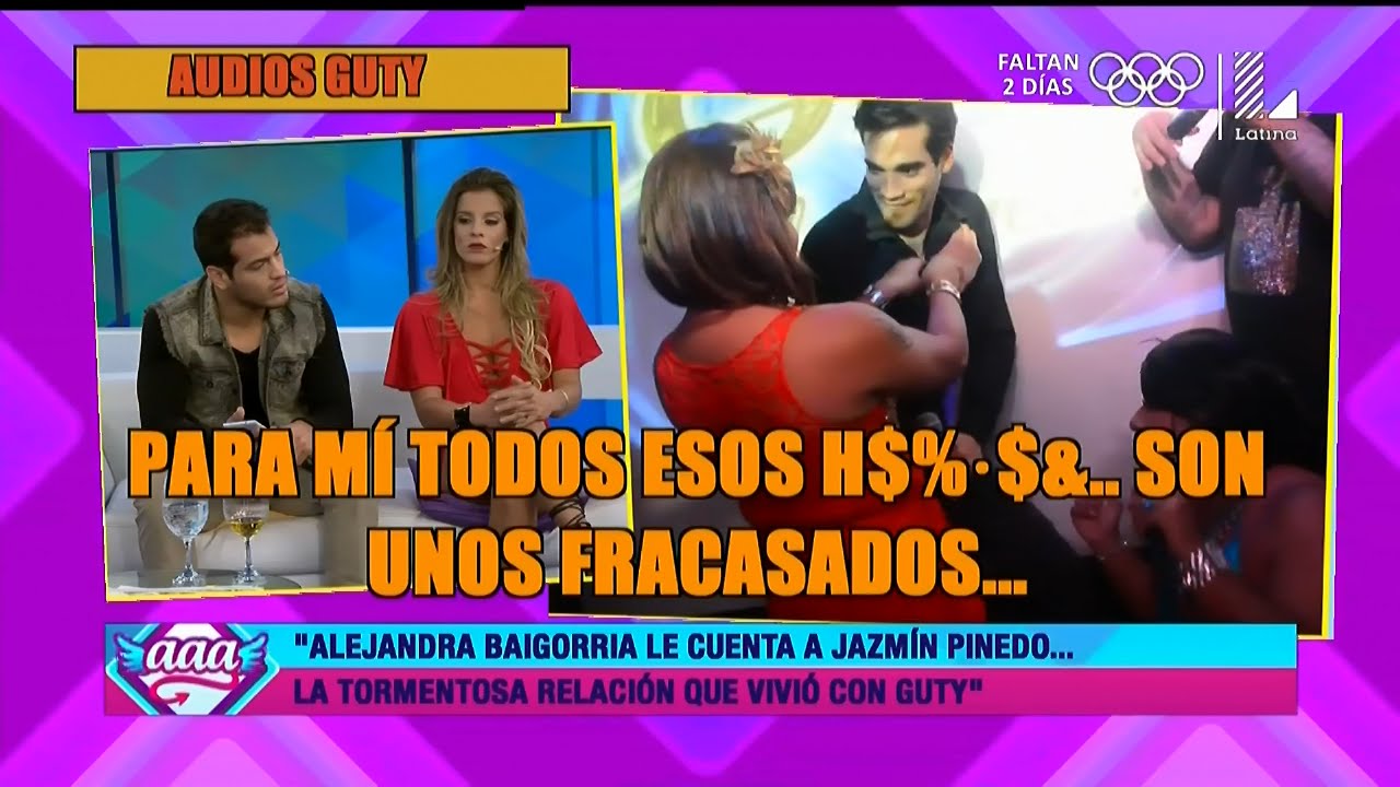 AMOR AMOR AMOR 03/08/16 ALEJANDRA REVELA AUDIOS DE GUTY QUE CONFIRMAN EL MALTRATO QUE RECIBIÓ
