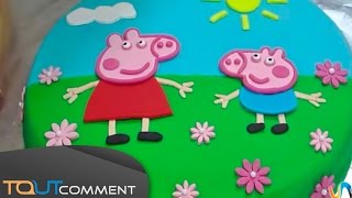 Glacage Gateau Peppa Pig Frosting A Cake Youtube