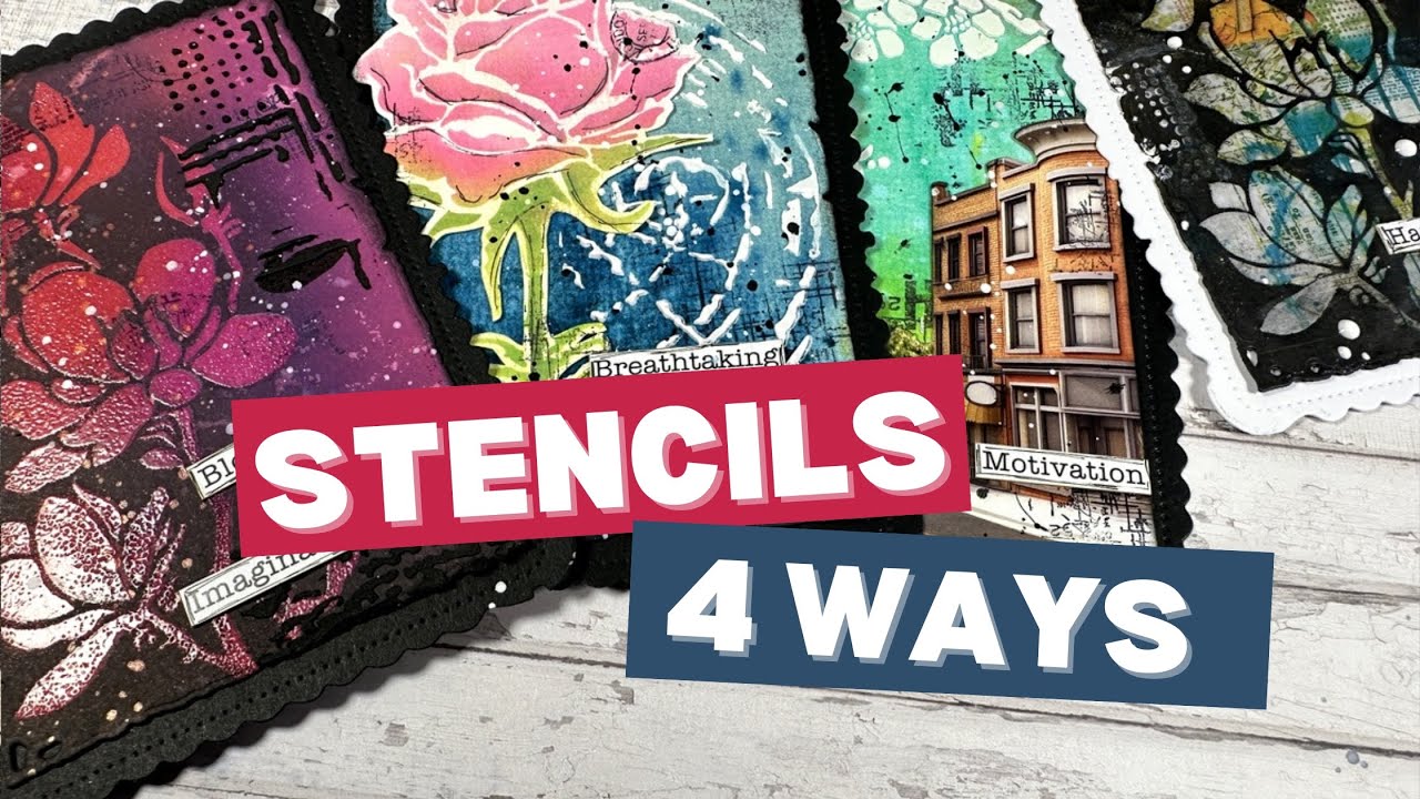 4 креативных способа использования трафаретов в вашем художественном журнале