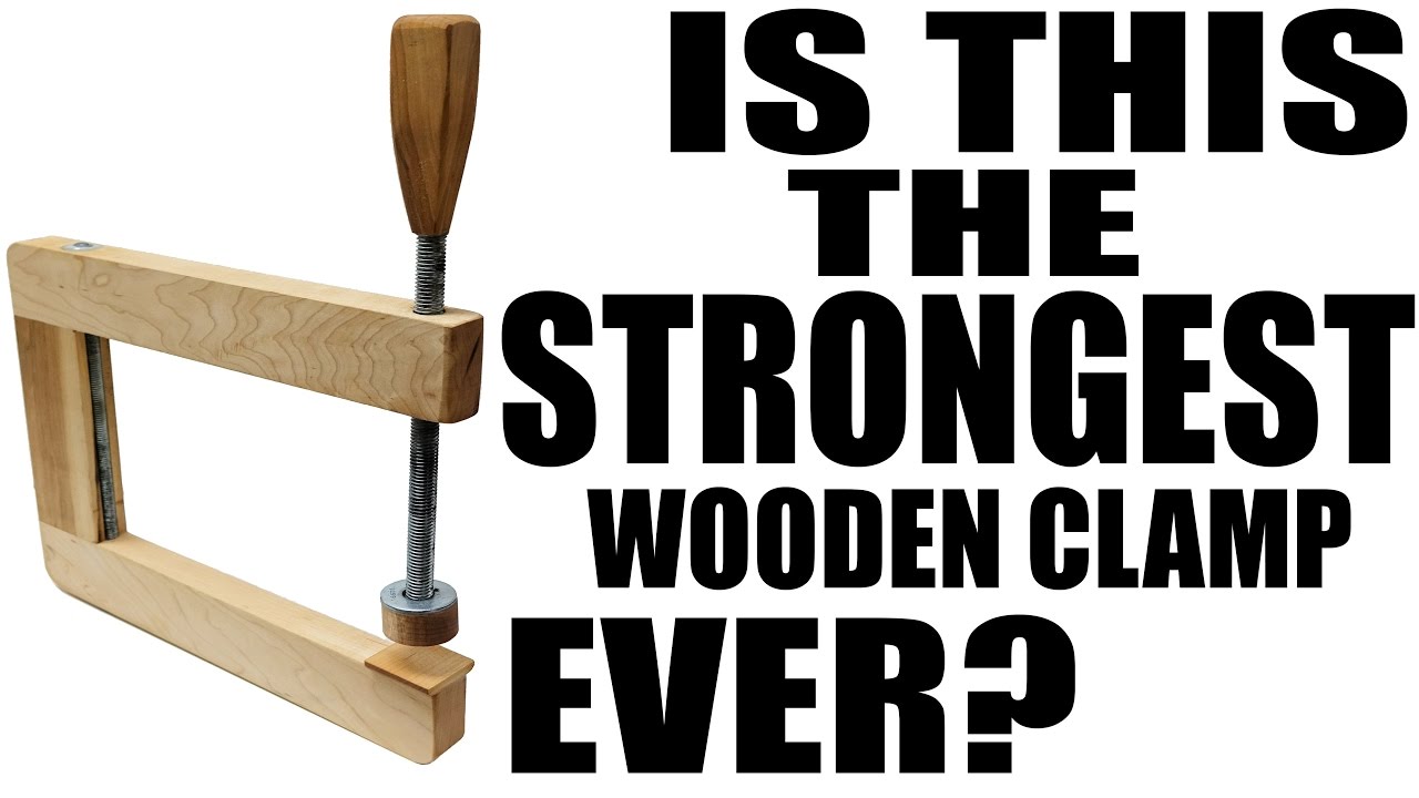 How To Make A Long Reach Wooden Clamp - YouTube