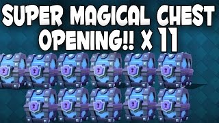 Clash Royale - INSANE "SUPER MAGICAL CHEST" OPENING! - 50,000 Gems | 11 Super Magical Chests! screenshot 3
