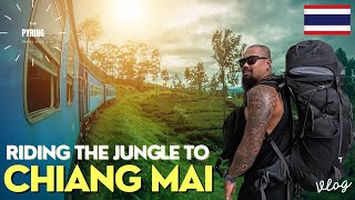 Riding In The Jungle Train Experience | TRAIN From Bangkok to Chiang Mai | Chiang Mai Road trip