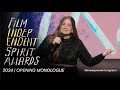 Opening monologue  aidy bryant  2024 film independent spirit awards