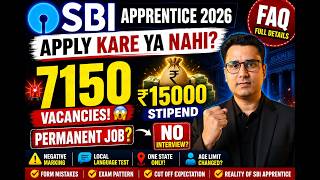 SBI Apprentice 2026 Notification | 7150 Vacancies 🔥 SBI Apprenticeship 2026 | Complete Details