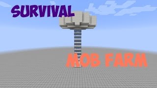 Minecraft 1.10 - Resource Friendly Mob Farm (Super Easy Tutorial)