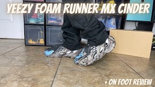 Adidas Yeezy Foam Runner MX Cinder Review + On Foot Review