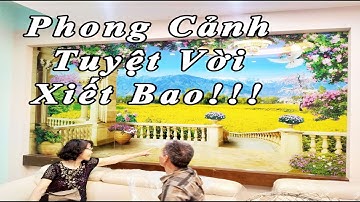 Lắp Đặt Tranh Kính 3D Tại Nhà Cô Mùi Thanh Xuân Hà Nội