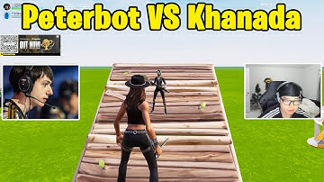 Peterbot VS Khanada 1v1 Buildfights