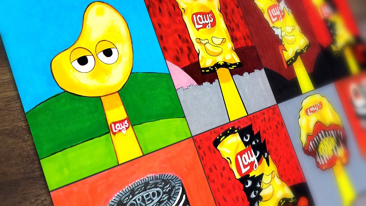 Drawing Incredibox Sprunki : Lays Phase 1 to Phase 5