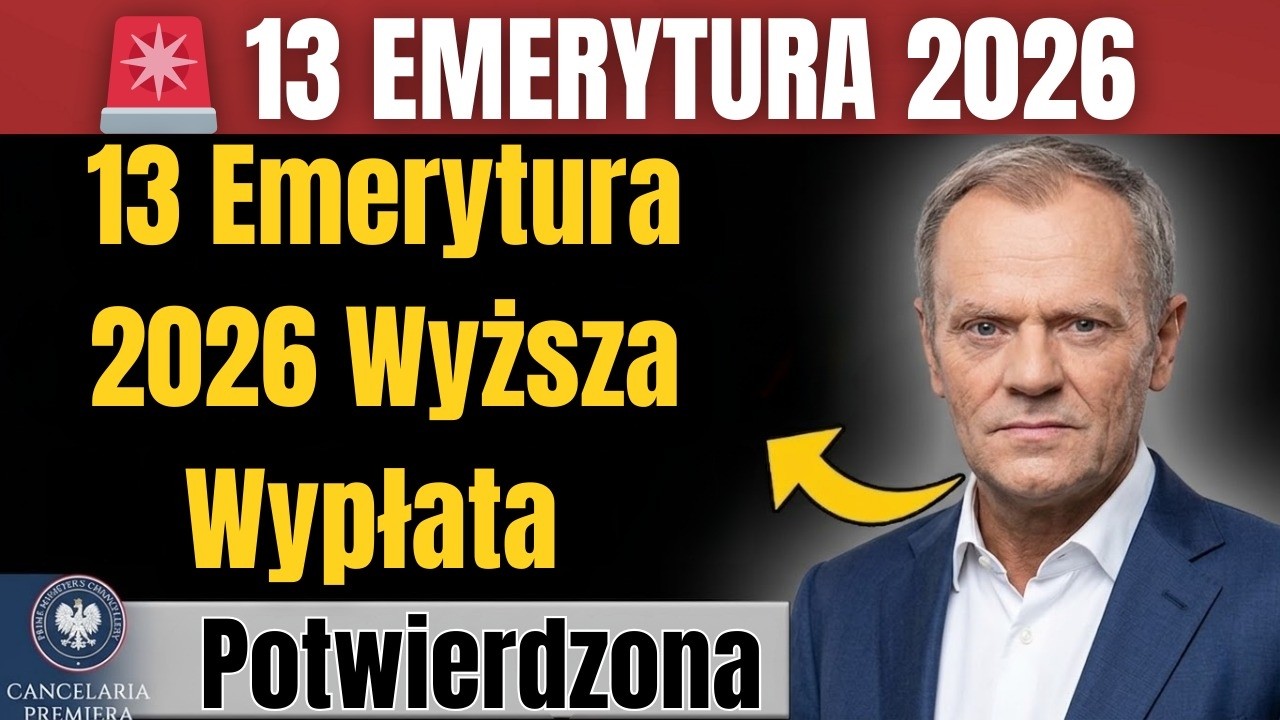 13 Emerytura 2026: Nowa kwota 1897,70 zł — ZUS potwierdza wypłaty