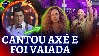 Daniela Mercury canta axé em Procissão Católica e VAIADA