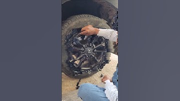 Scorpio N Alloy wheels Black wrap..#allow #wheels #wrapping #black  #ppf #car #suv#ceramic  #rubbing