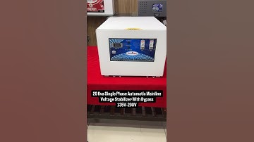 Pulstron 20 Kva Single Phase Automatic Mainline Voltage Stabilizer With Bypass 135V-290V