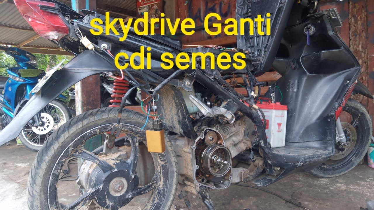 suzuki skydrive gak hidup distater.di engkol hidup.