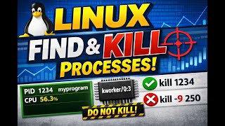 How to Check & Kill Processes in Linux | Understanding PID, CPU Usage & Kernel Threads