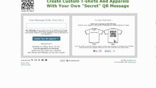 QR Code Image on T-Shirts - Promote Your Business