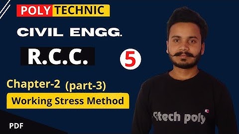 R.C.C. | Lecture-5 | Working Stress Method (Part-3) | Analysis of Singly reinforced beam.