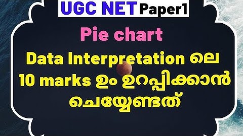 Data Interpretation 10 Marks ഉറപ്പിക്കാൻ ശ്രദ്ധിക്കേണ്ട കാര്യങ്ങൾ-Part8|Pie chart|NTA Ugc net Paper1