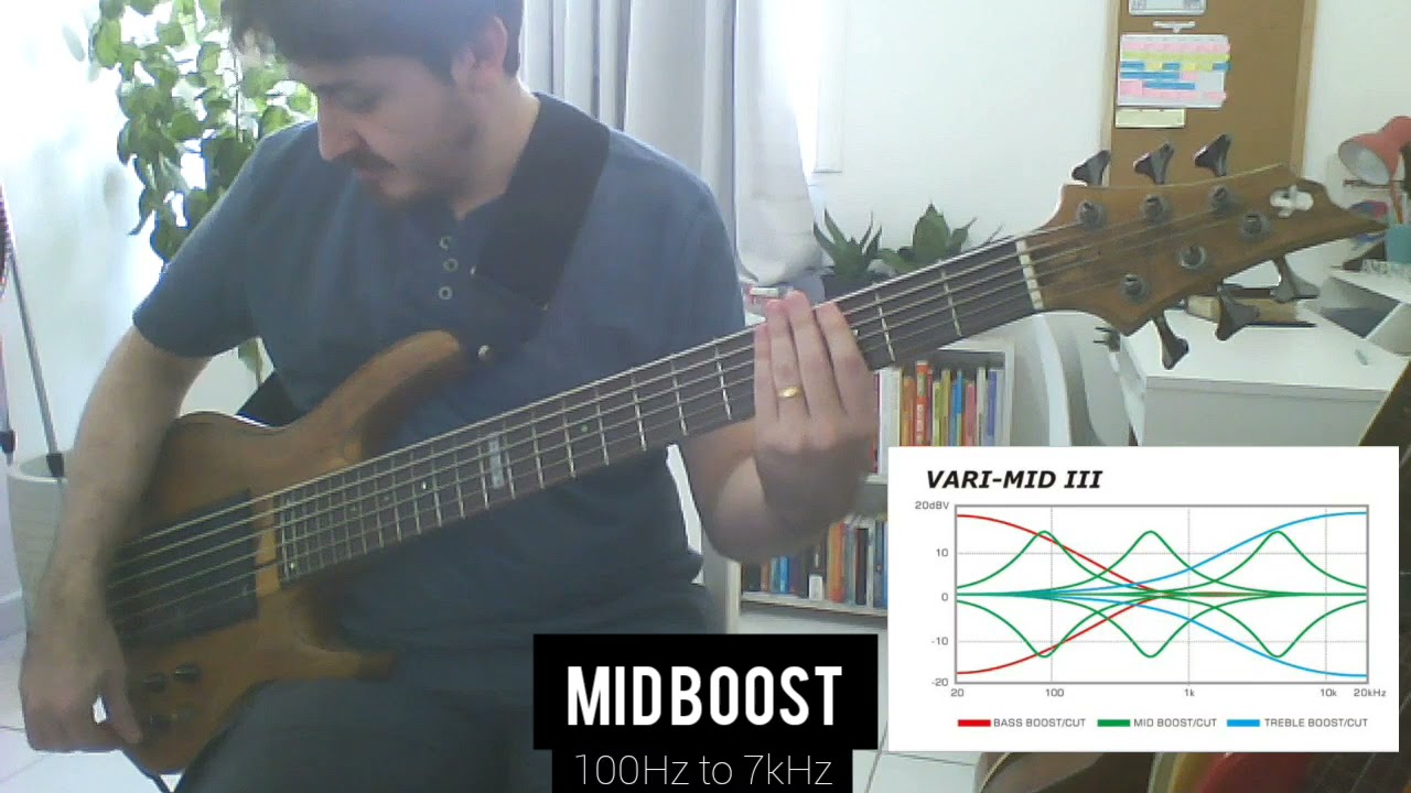 Ibanez Vari-Mid III Preamp Test | Parametric EQ