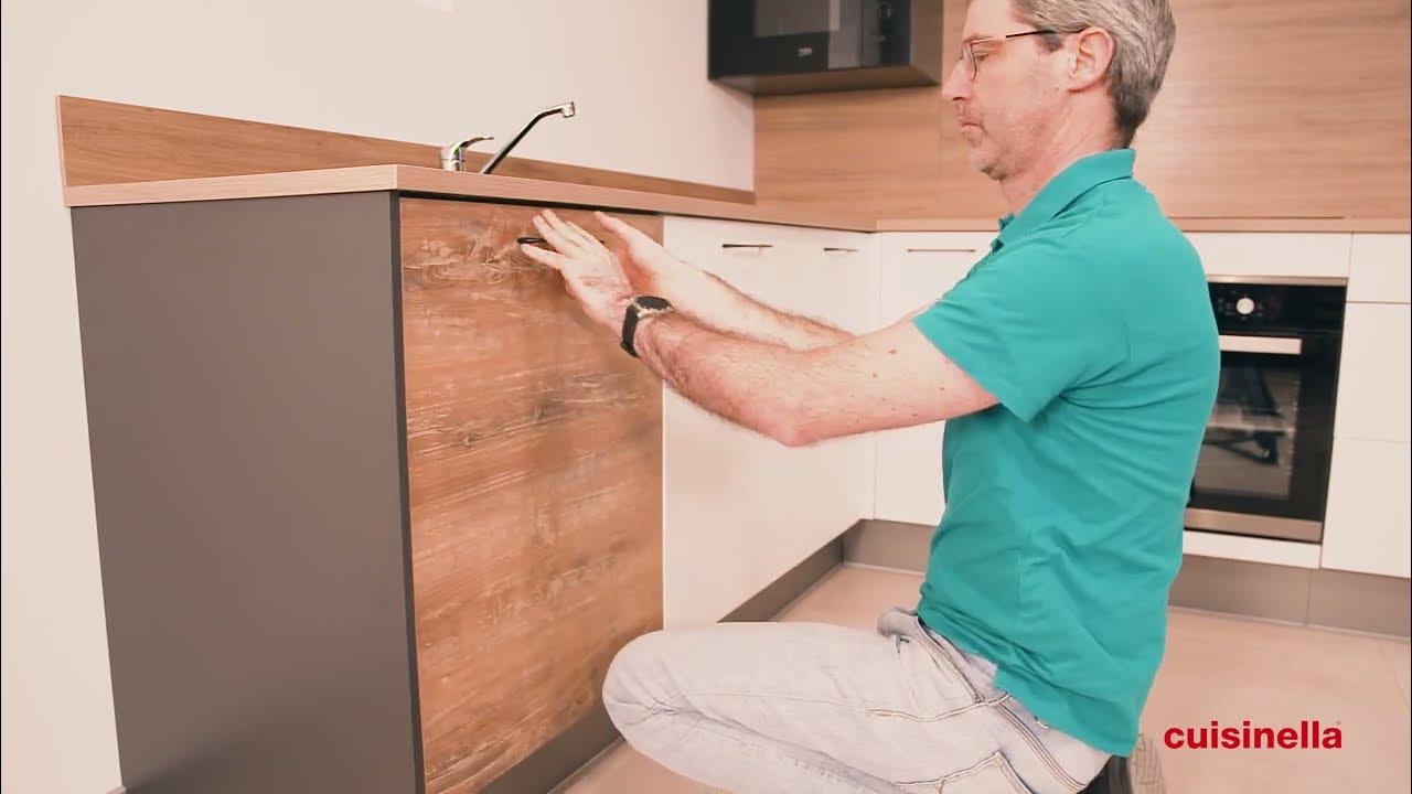 Changement de porte de lavevaisselle Gamme Start Cuisinella YouTube