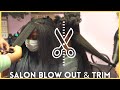 PROFESSIONAL TRIM ON TYPE 4 HAIR | Salon Visit Natural Hair | Kinksmas Day 2