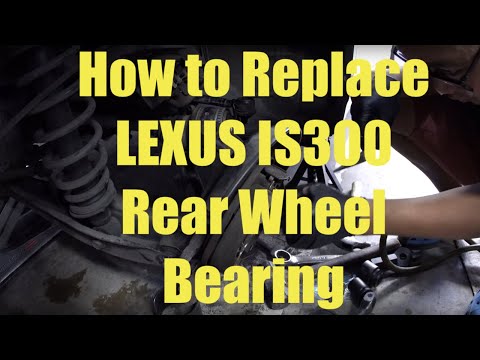 Lexus IS300: How to replace the rear wheel bearing
