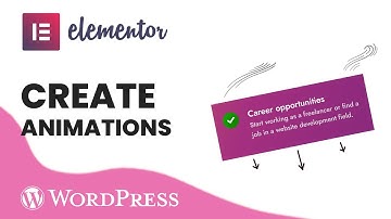 How to CREATE an ANIMATIONS with ELEMENTOR using WORDPRESS | #2022 #elementor #tutorial #easy #funny