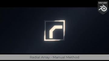 #b3d - Manual Radial Array Method