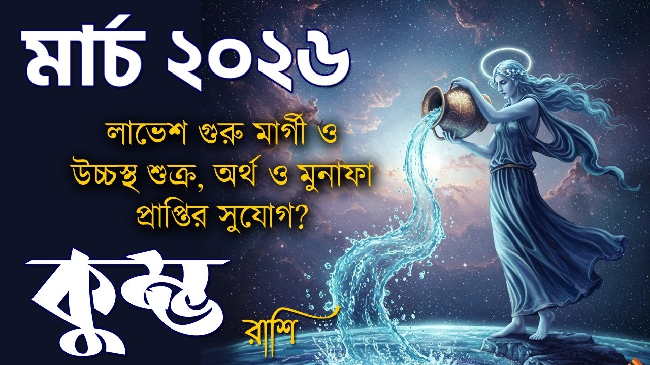 কুম্ভ রাশি মার্চ ২০২৬ কেমন যাবে? Kumbh Rashi March 2026 - Aquarius March 2026 - Kumbh Rashifal March