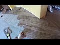 Laminate Floor Installation. Step by step. DIY. Shot with GoPro. Short