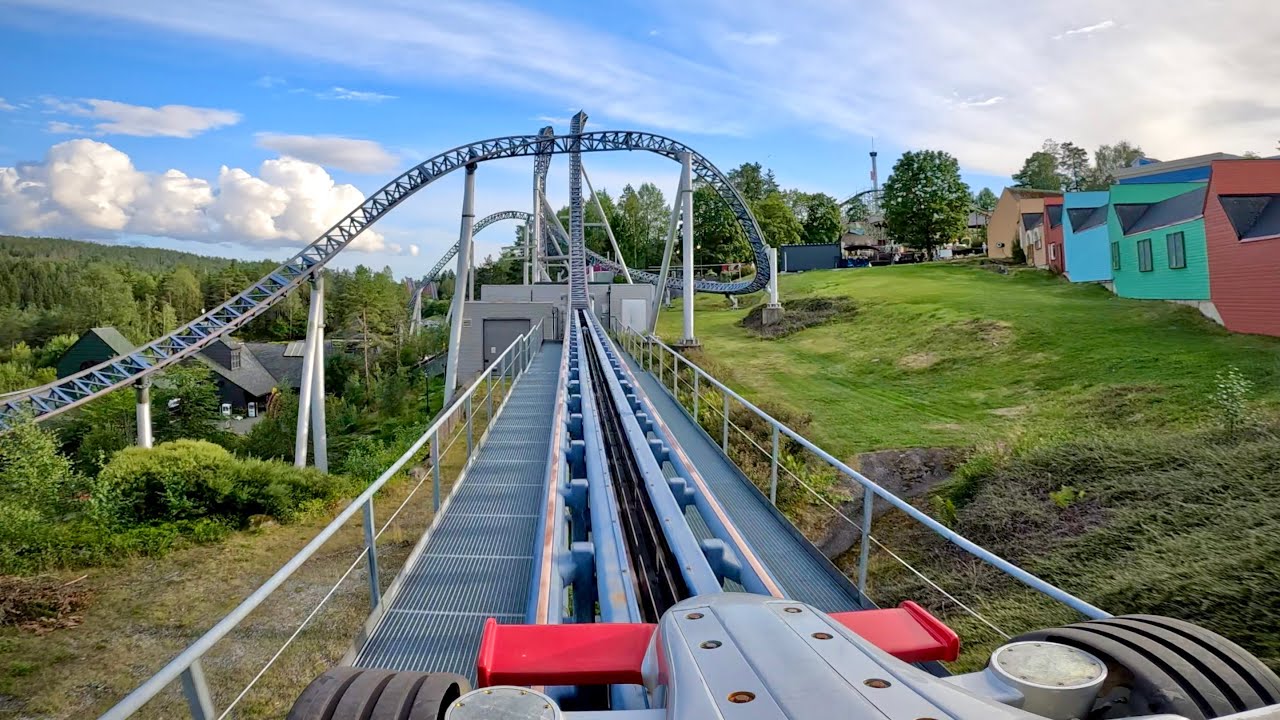 コースター With Commentary] SpeedMonster on-ride POV / TusenFryd (Norway