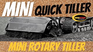Quick Tiller Rotary Tiller Attachment for mini skid steer