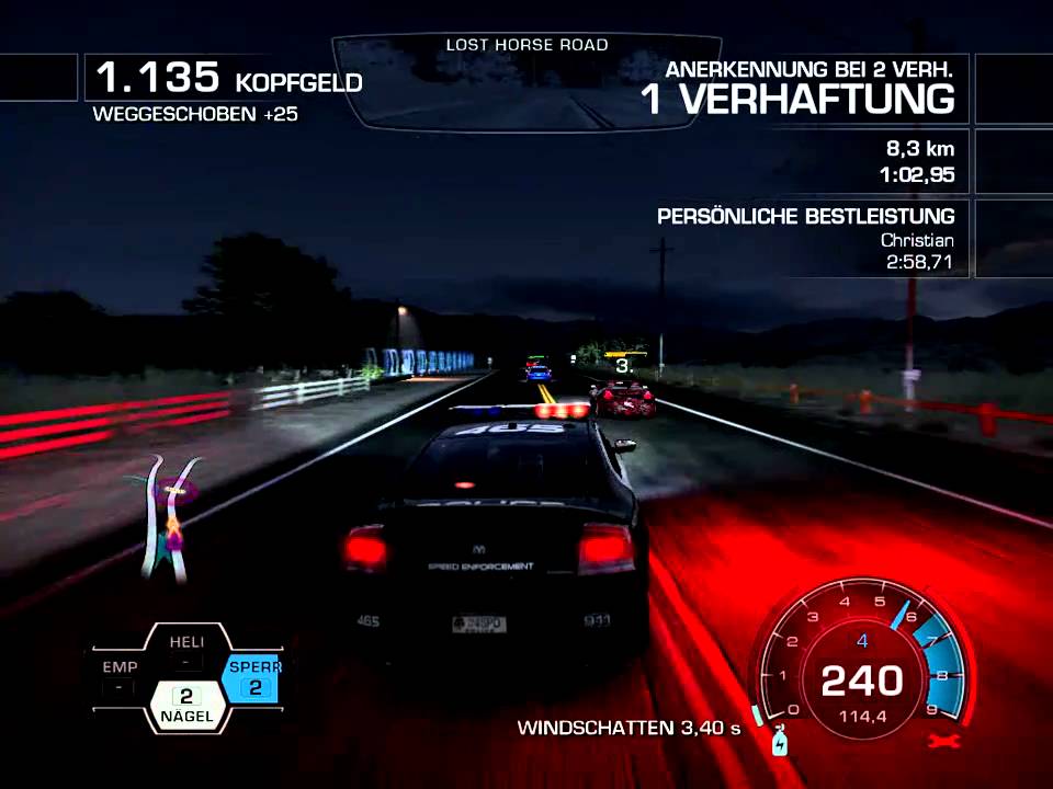 NFS11-Cop - Carson Ridge Reservoir - Dark Horse - Hot Pursuit.avi - YouTube