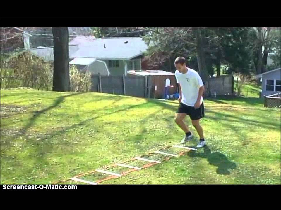 Forward moving speed ladder drills - YouTube
