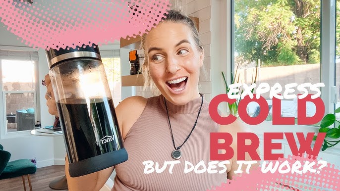 The sound of delicious cold brew coffee from the compact Cold Brew maker  from Oxo! #icedcoffeelover #lessacidic #gourmetchefminot, By Gourmet Chef