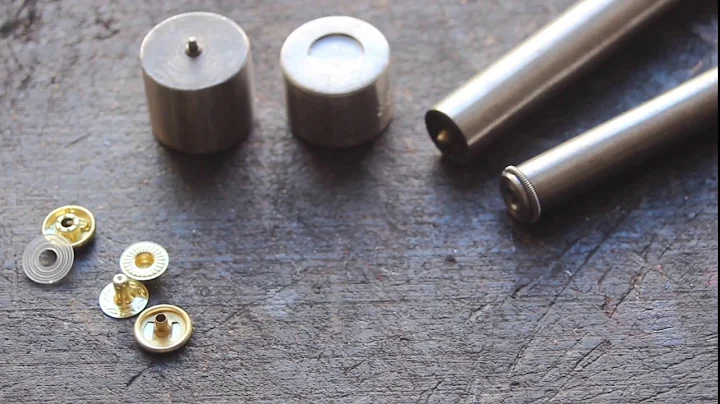 Leathercraft: Glove snaps setter for 12 & 10 mm snaps (DIY).