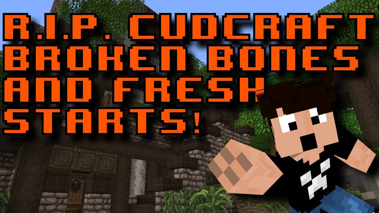 R.I.P. CudCraft, Broken Bones and Fresh Starts! - EP18 DrewForShow Plays Minecraft