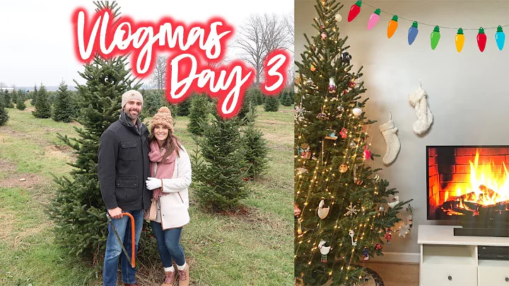 VLOGMAS DAY 3 | Cutting down & decorating our Christmas tree | Sarah Brithinee